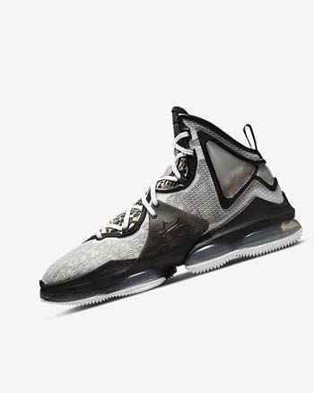 Nike LeBron 19 Blancos Negros Metal Dorados | MX 5242